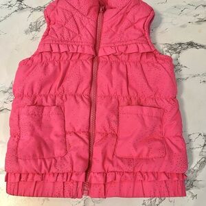 Place Pink Quilted Vest